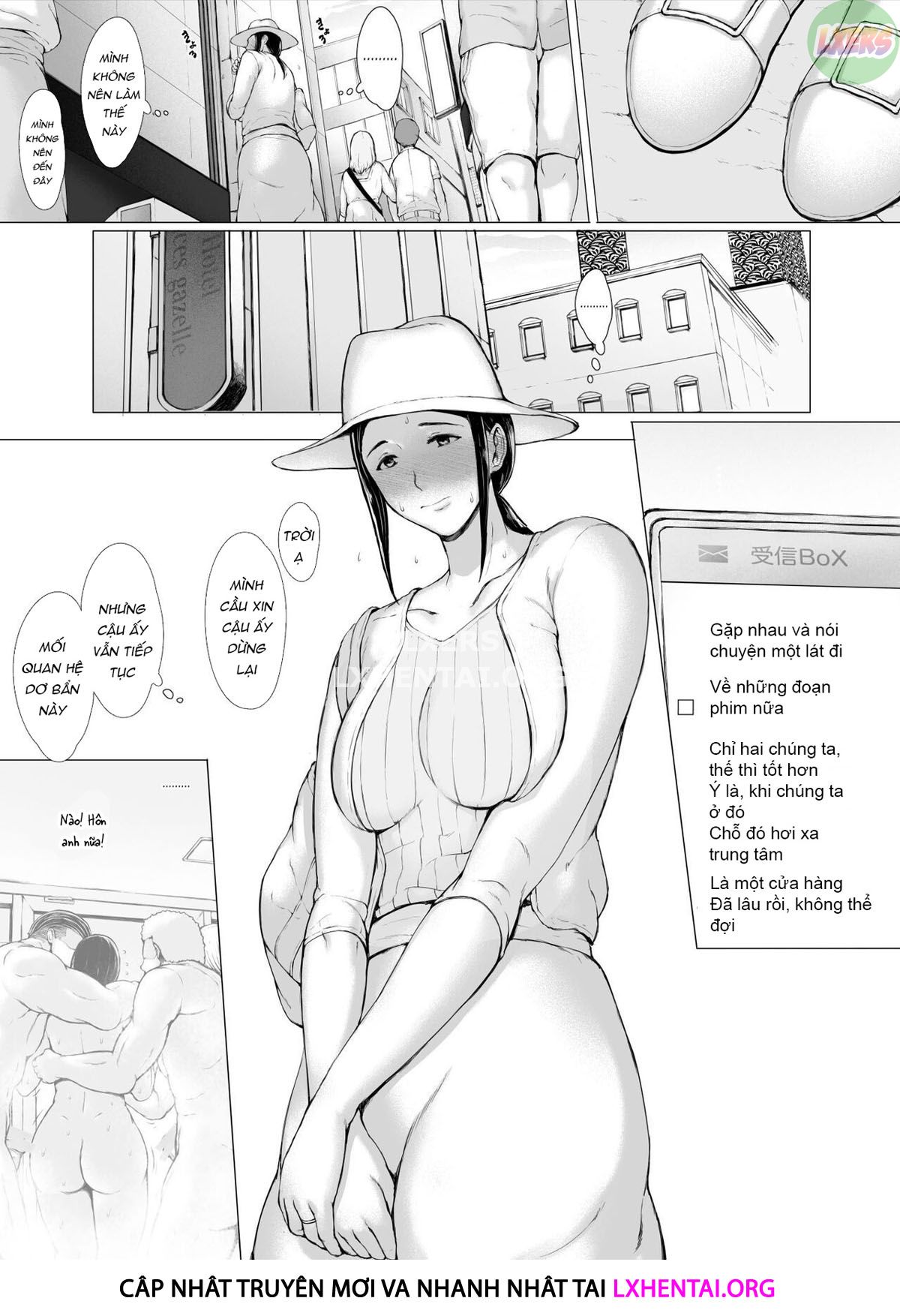 Đọc truyện hentai Hahagui Ottori Okaasan ga Toshishita Yarichin ni Nerawareru Toki - Chap 3C | END
