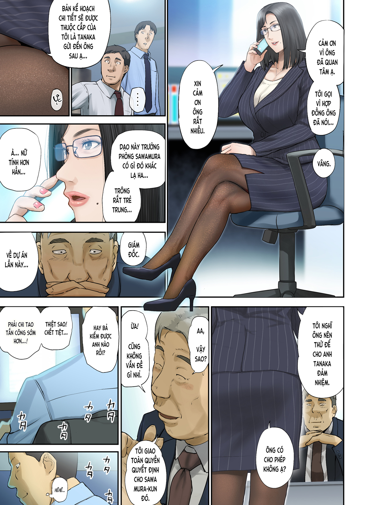 Đọc truyện hentai [Tin buồn] Bà già ế của công ty đã dính bầu (nguyên tác) - Ch. 3