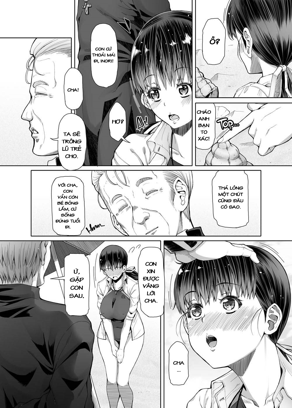 Đọc truyện hentai Một vài ghi chép về việc thủ dâm qua cửa sau của một nữ tu có cu - Chap 3