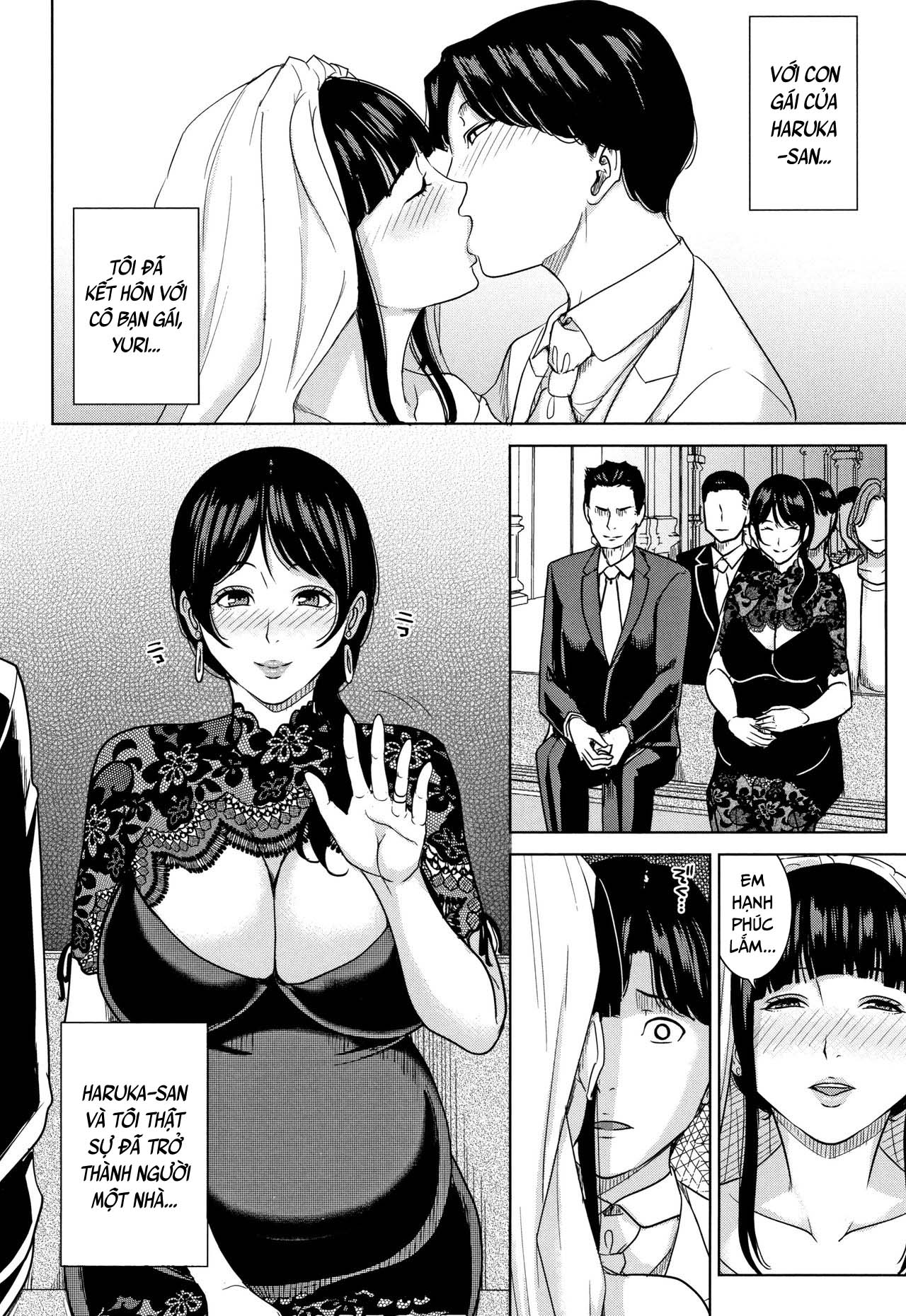 Đọc truyện hentai Kanojo no Mama to Deaikei de - Chap 3