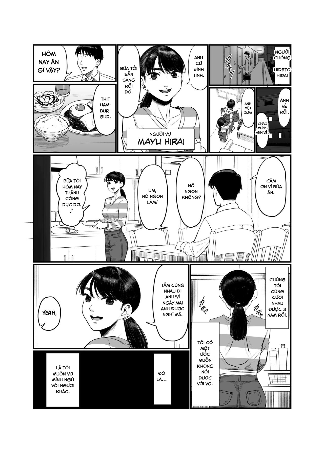 Đọc truyện hentai Tsuma O Dakaseru Otto-Tachi - Oneshot - Có che