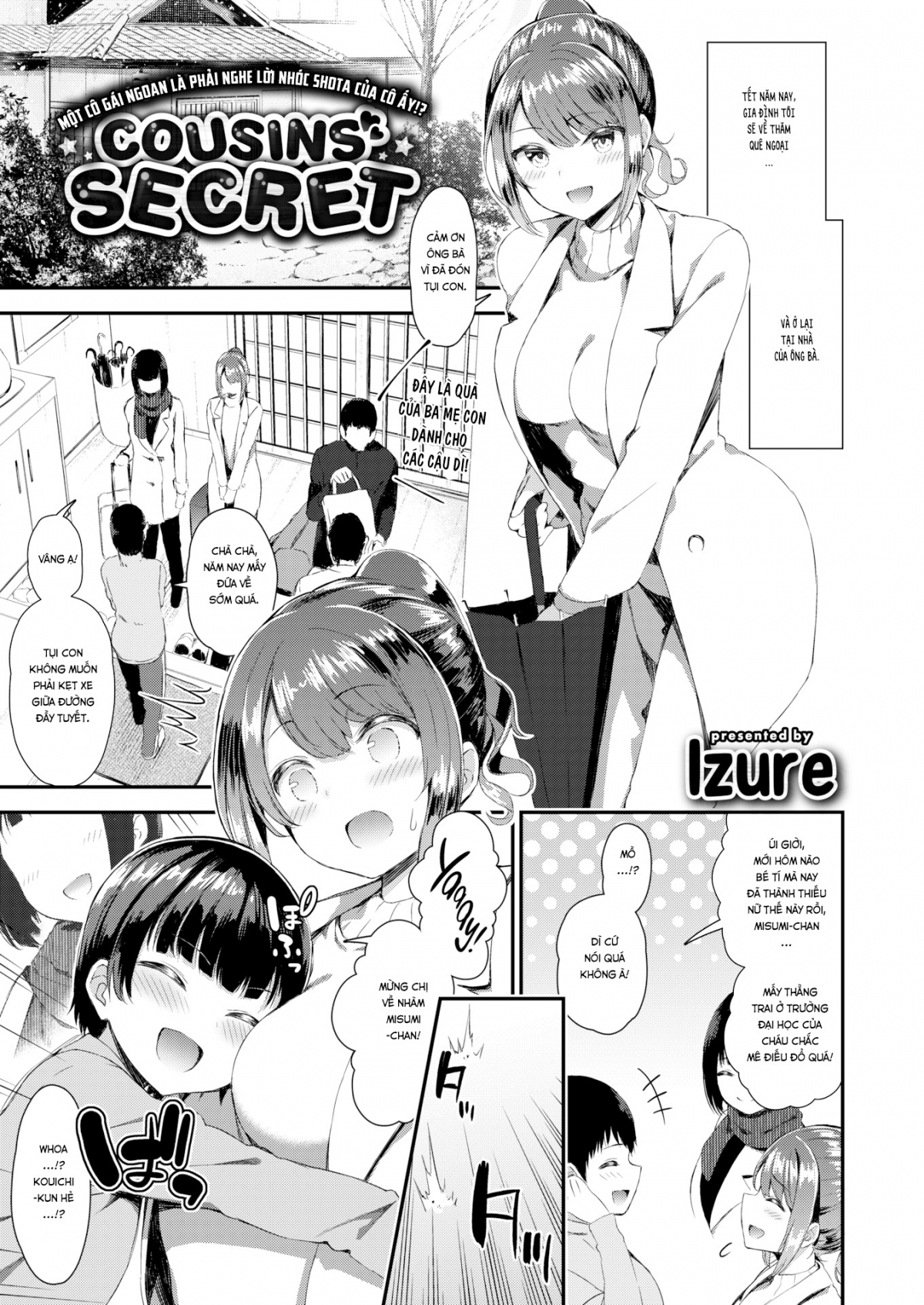 Đọc truyện hentai Bật Mí Cô Chị Họ! - Chap 1
