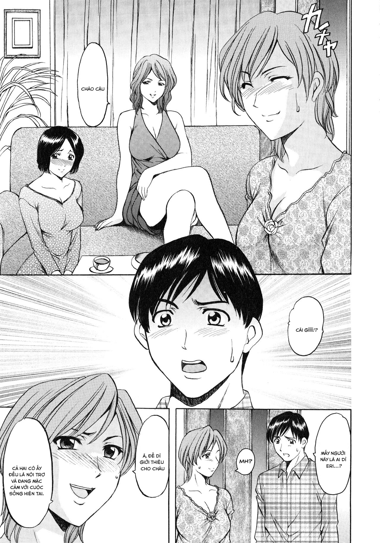Đọc truyện hentai Yuuwaku no Toshiue Apartment - Chap 3