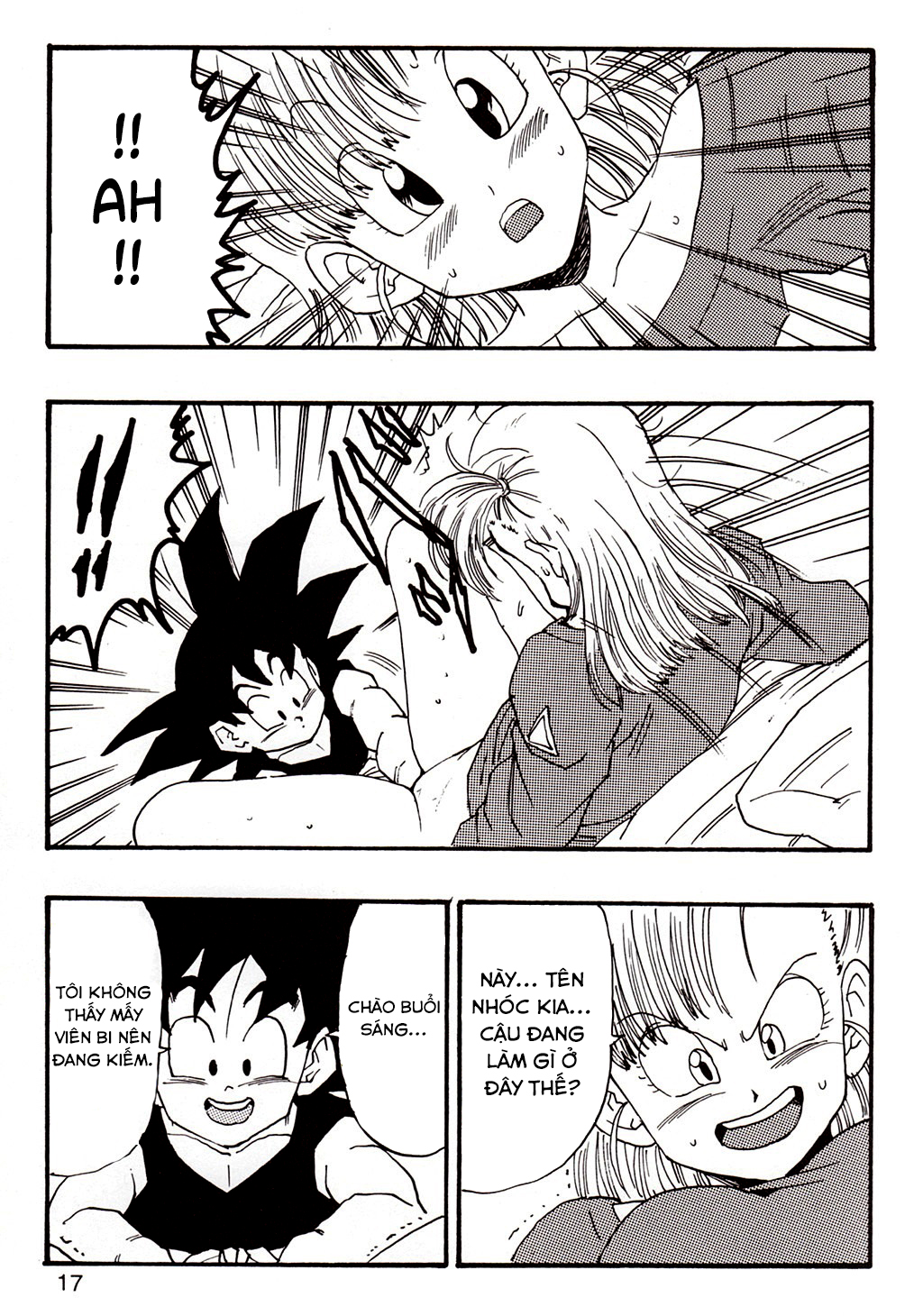 Đọc truyện hentai Những câu chuyện xấu hổ của Bulma - Chap 1 - Goku ngây thơ