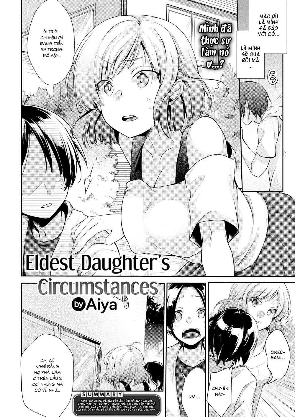 Đọc truyện hentai Tình huống khó đỡ của cô chị cả. - Oneshot