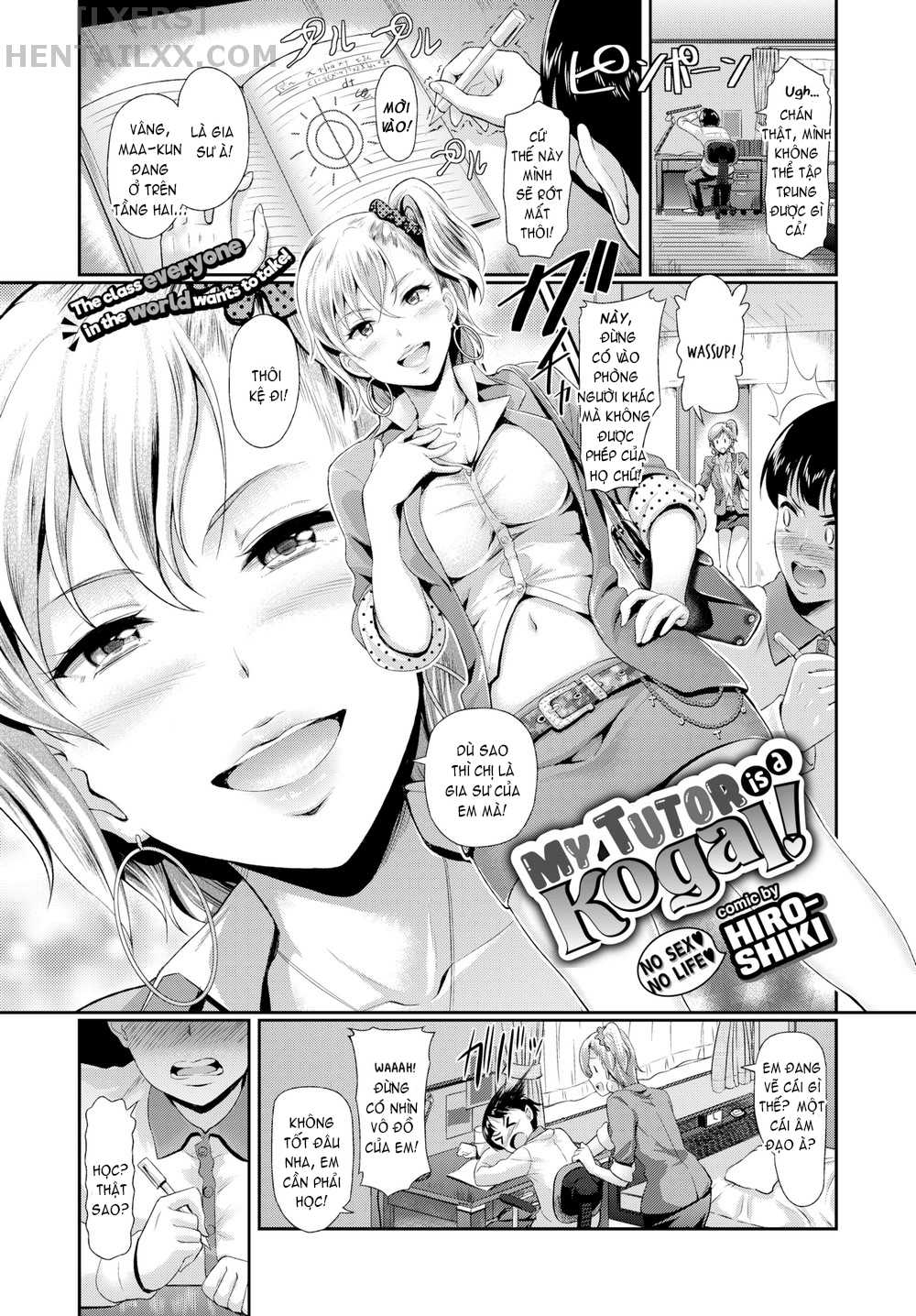 Đọc truyện hentai My Tutor Is a Kogal! - Oneshot