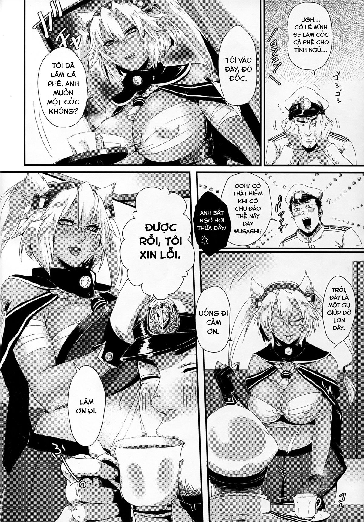Đọc truyện hentai Dụ đô đốc uống xích thố vương - Oneshot