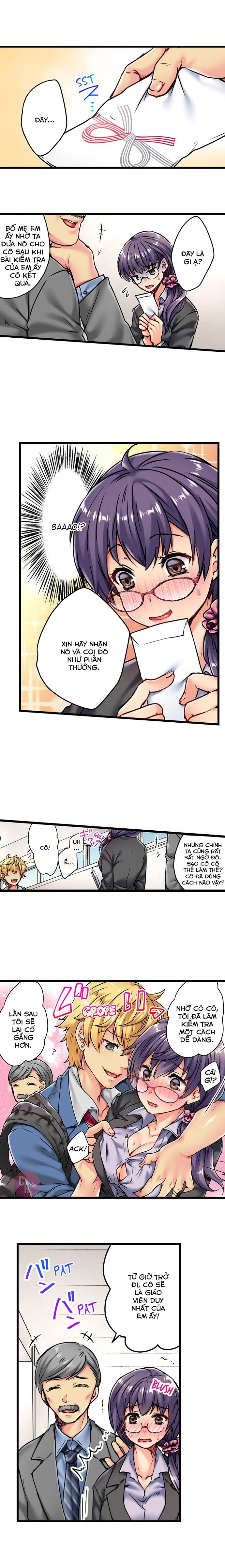 Đọc truyện hentai Thưởng cho học sinh bằng cách chịch! - Chap 3: Làm tới