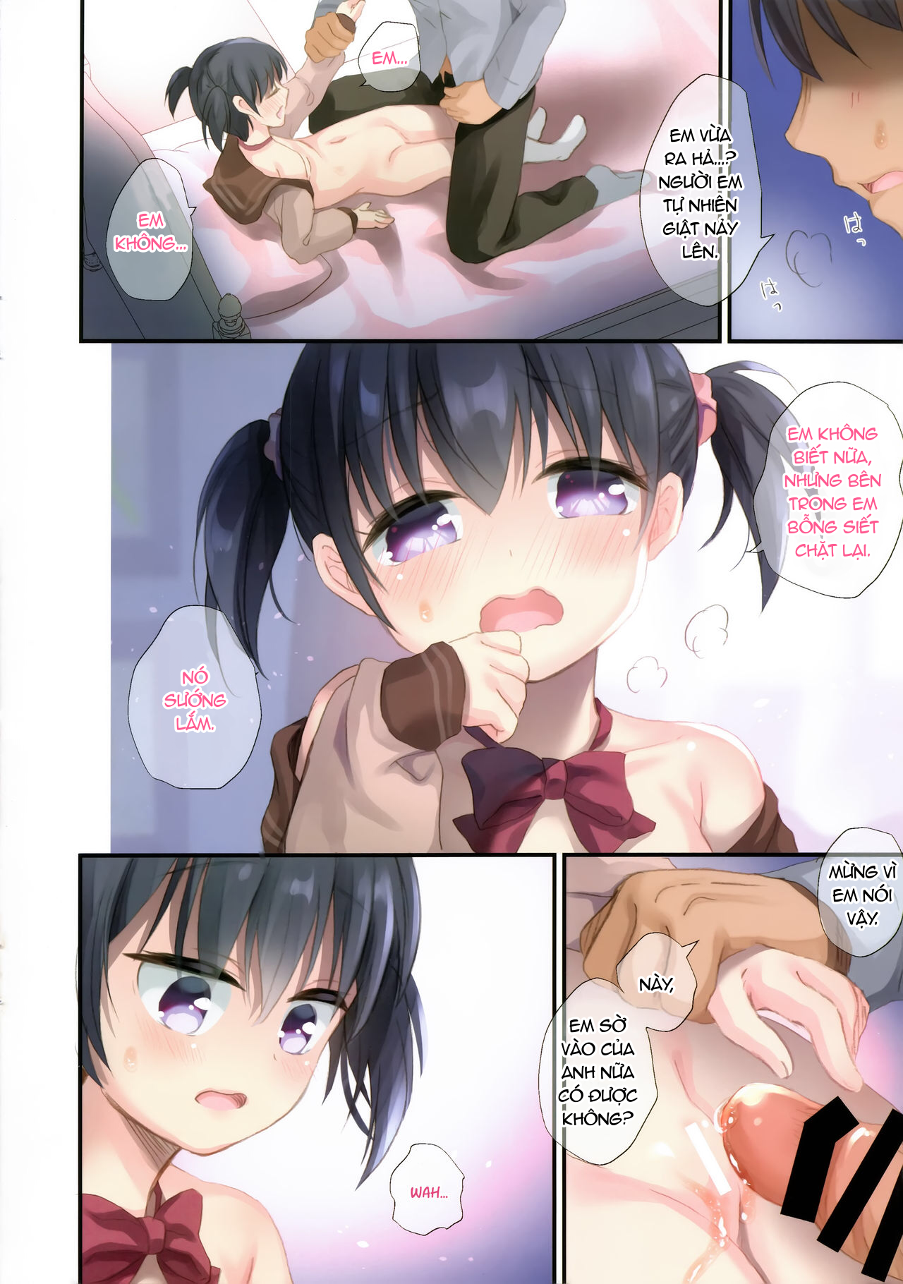 Đọc truyện hentai Lần đầu của tôi và cô em gái nhỏ - Remake