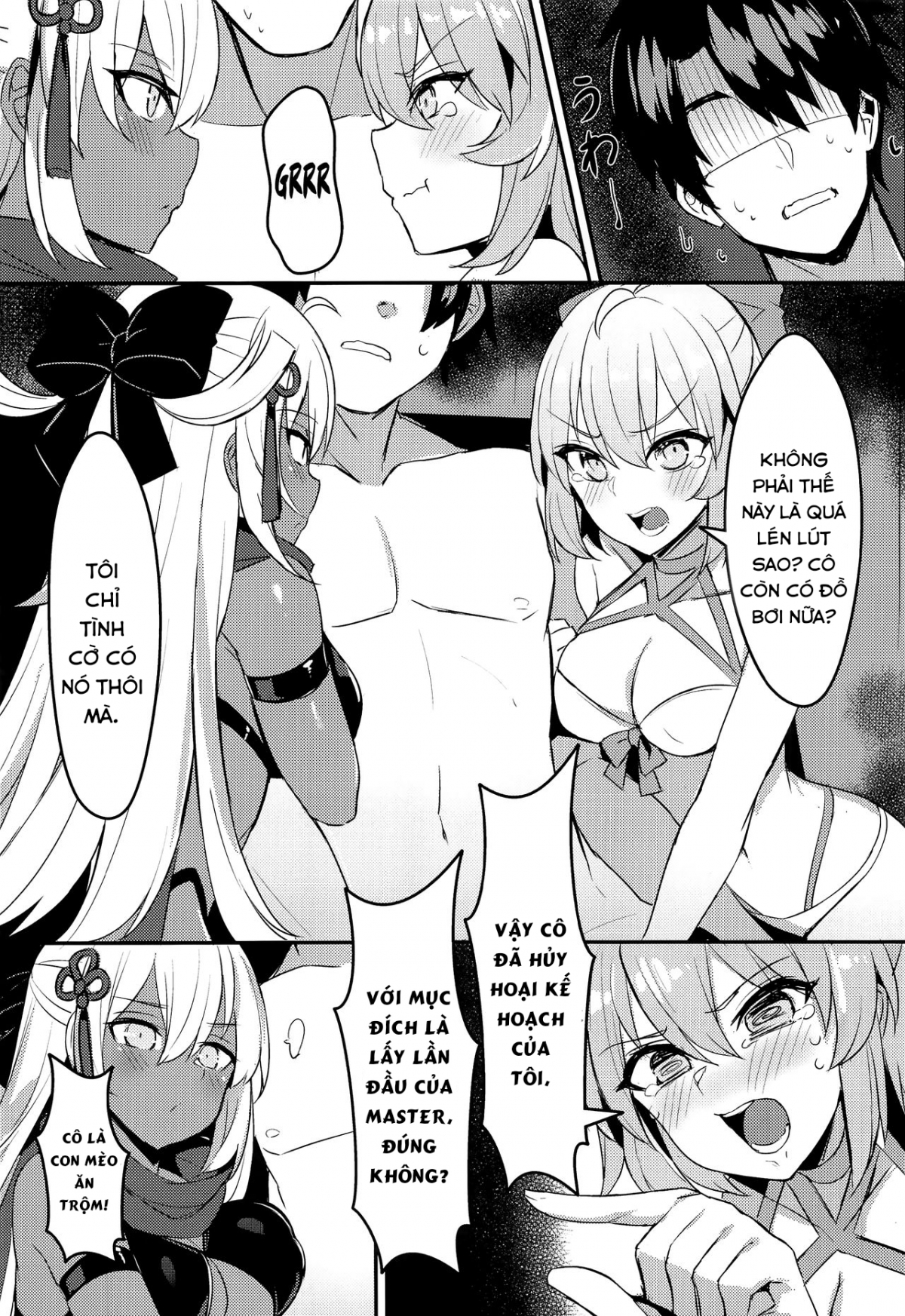 Đọc truyện hentai Cuộc đấu giữa hai kiếm sĩ đồ bơi! - Oneshot