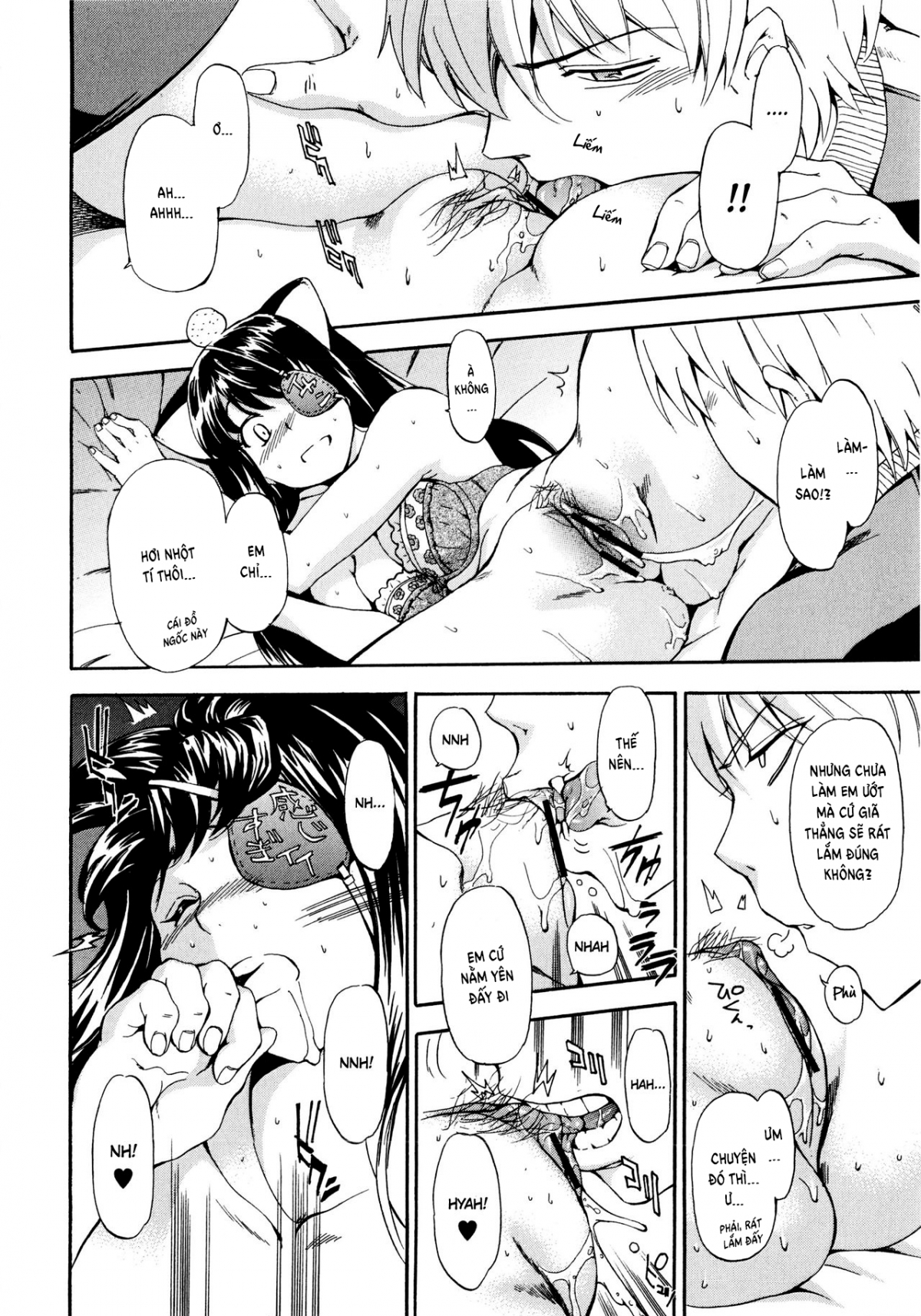 Đọc truyện hentai My Fucked-in-the-Head Younger Sister Comes in, Wearing Cat Ears and an Eyepatch - Oneshot