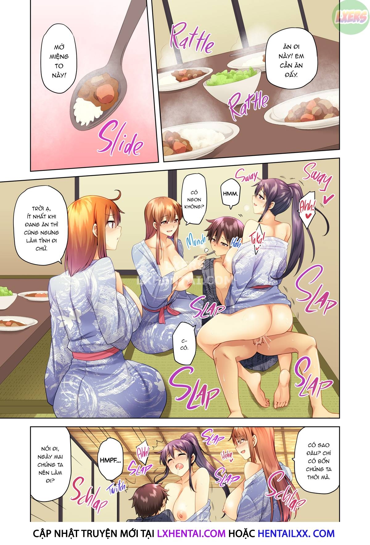 Đọc truyện hentai Onee-chan no Wasuremono o Todoke ni Kita Hazu nanoni - Chap 4