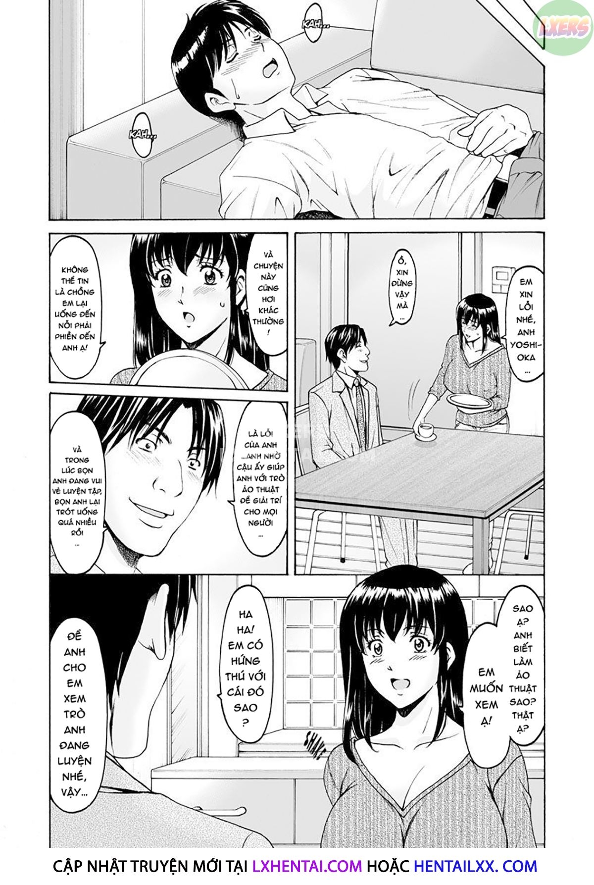 Đọc truyện hentai Thôi Miên Cô Vợ Ngây Thơ Của Đồng Nghiệp - Chap 1