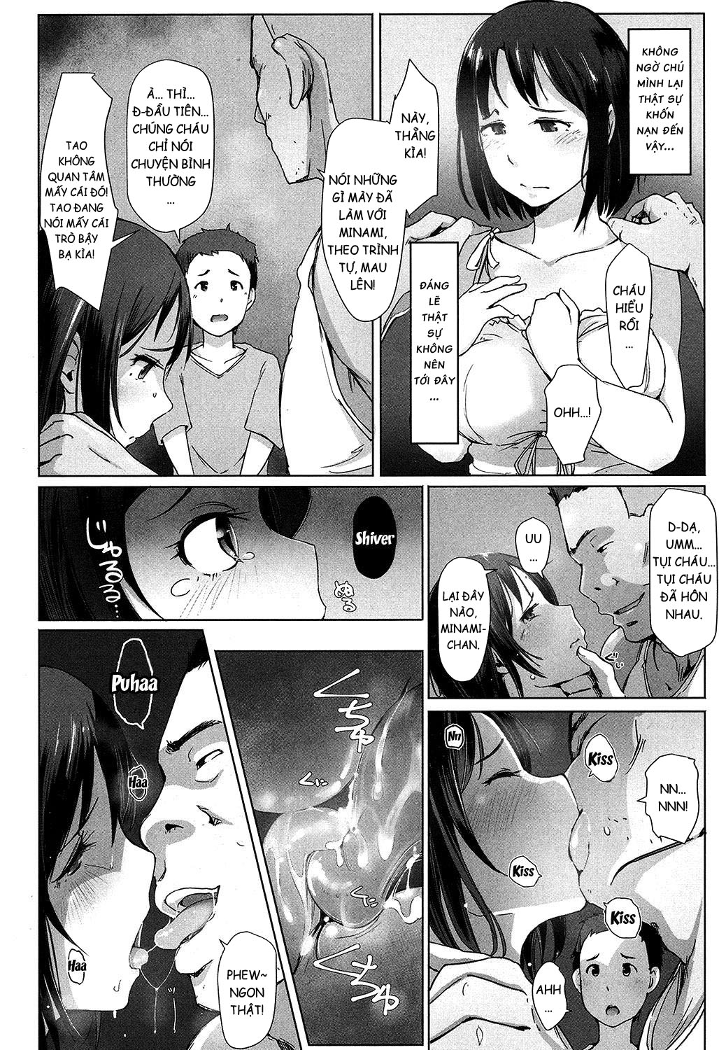 Đọc truyện hentai Oji-san ni Sareta Natsuyasumi no Koto - OneShot
