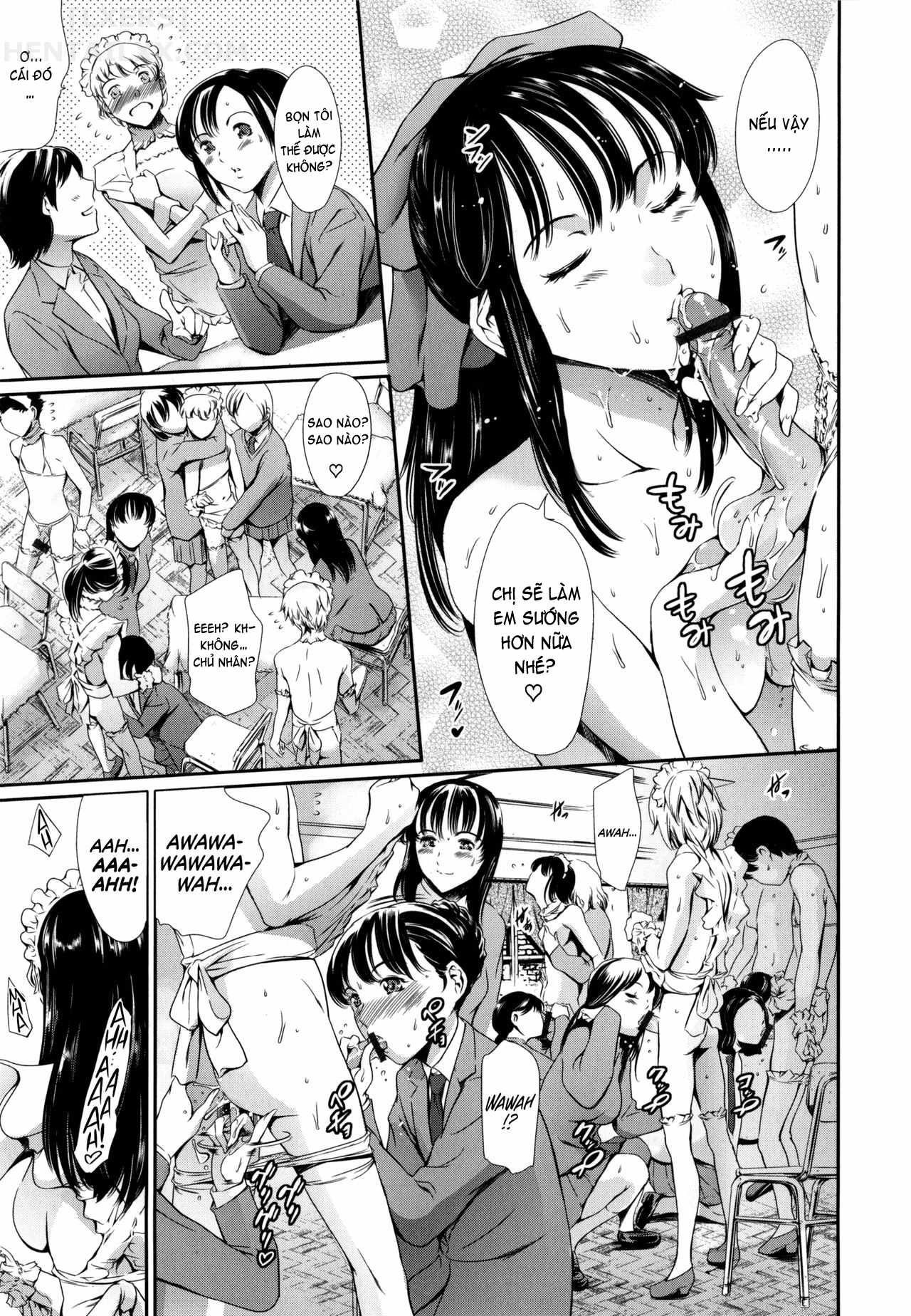 Đọc truyện hentai Houkago Dorei Club +1 - Chap 2