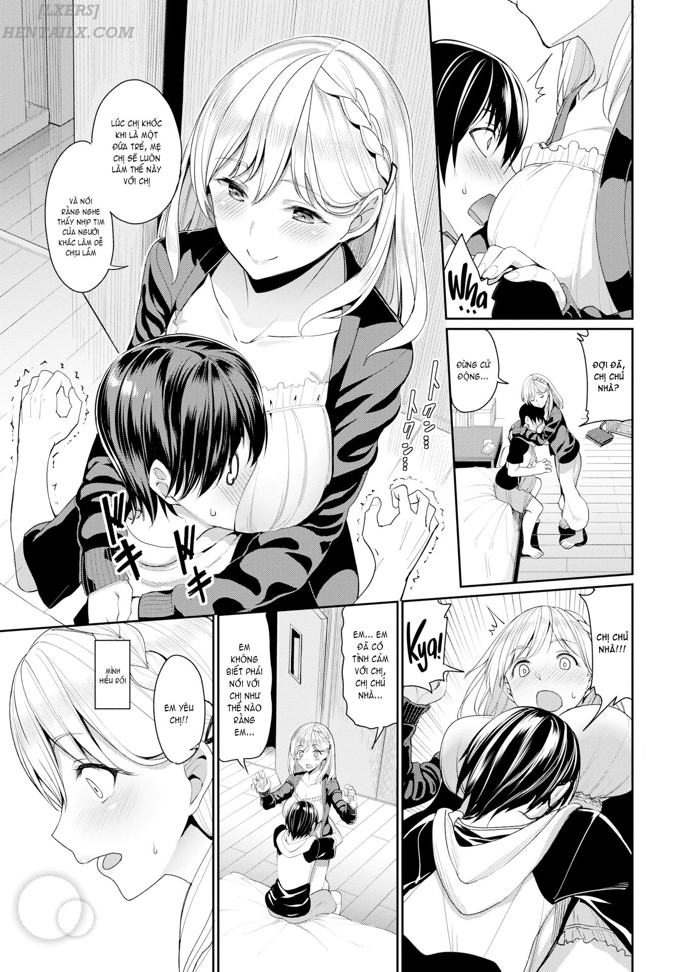 Đọc truyện hentai Soft and Fluffy Landlady - Oneshot