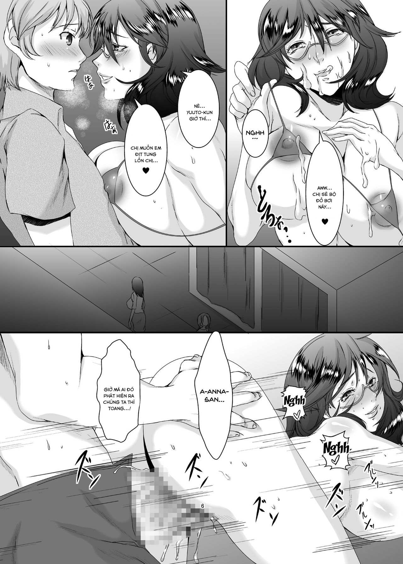 Đọc truyện hentai Oku-sama wa Moto Yariman - Chap 3