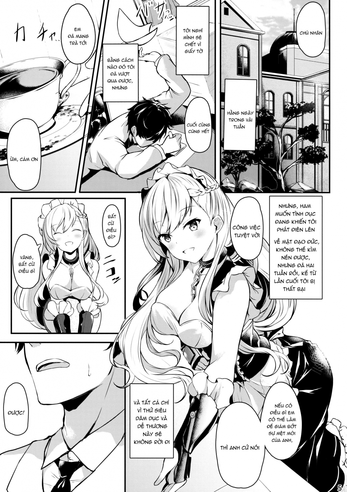 Đọc truyện hentai Belfast-san to Shitsuke Aitai! (Azur Lane) - Oneshot