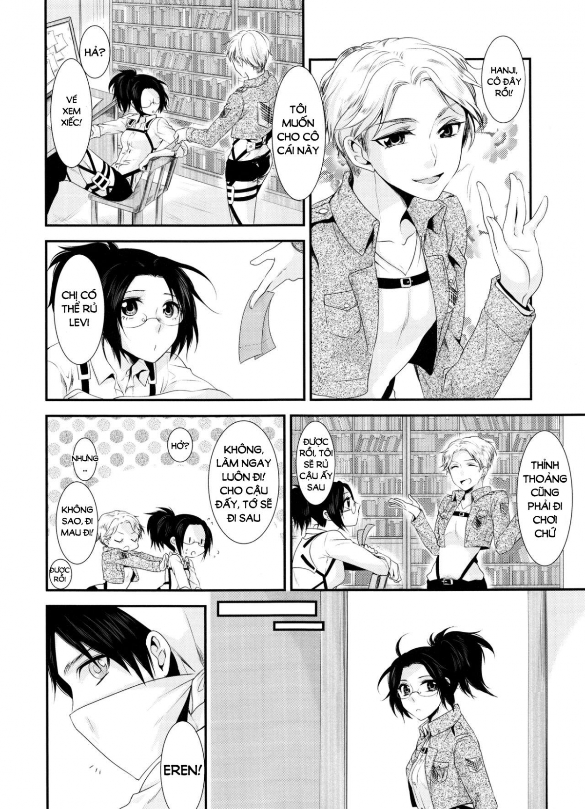 Đọc truyện hentai Kiss me once again (Shingeki no Kyojin) - Chap 3