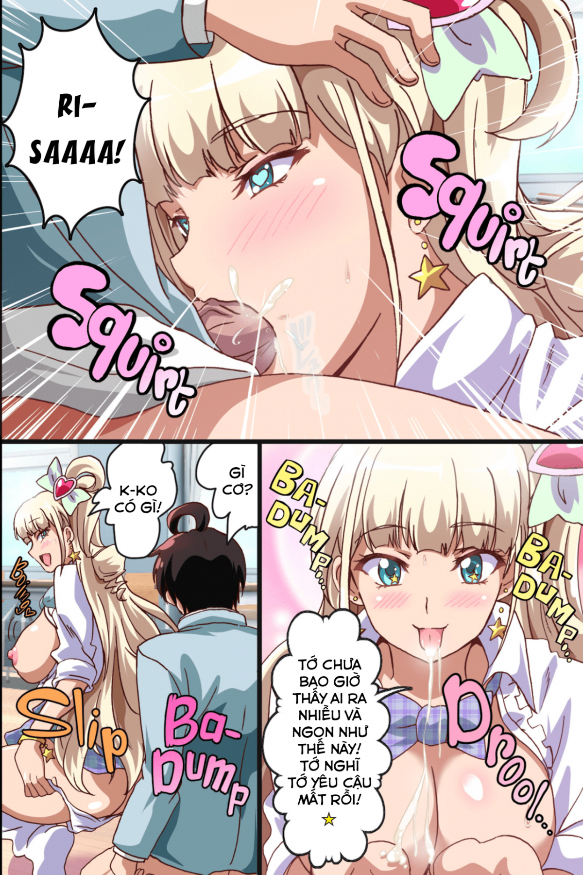 Đọc truyện hentai Búp Bê Kích Dục - Chap 2 - Cùng threesome nào! Risa senpai!