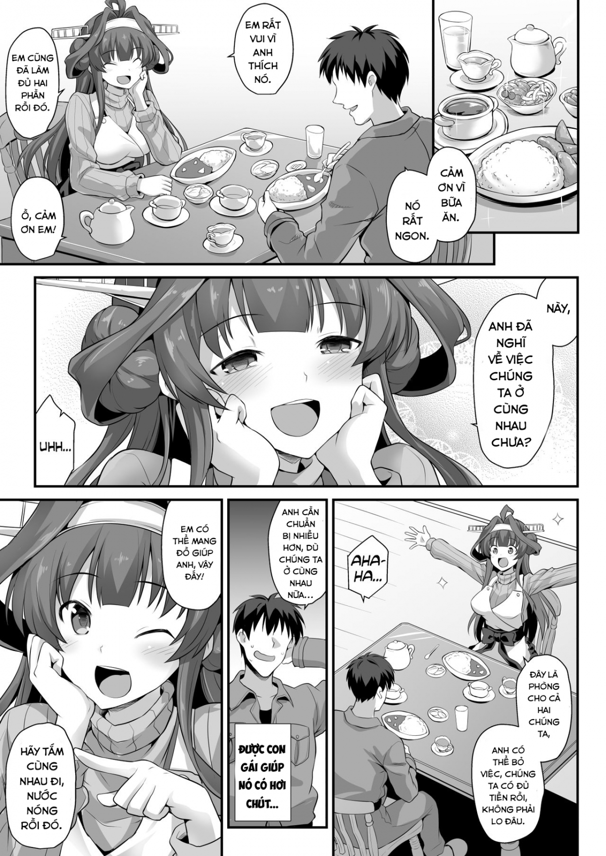 Đọc truyện hentai Kongou-chan to Love Love Shinkon Play (Kantai Collection -KanColle-) - Oneshot