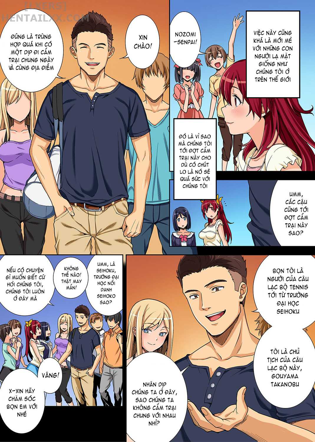 Đọc truyện hentai Bou Yuumei Shiritsu Daigaku YariCir No Jittai ~ - Chap 1