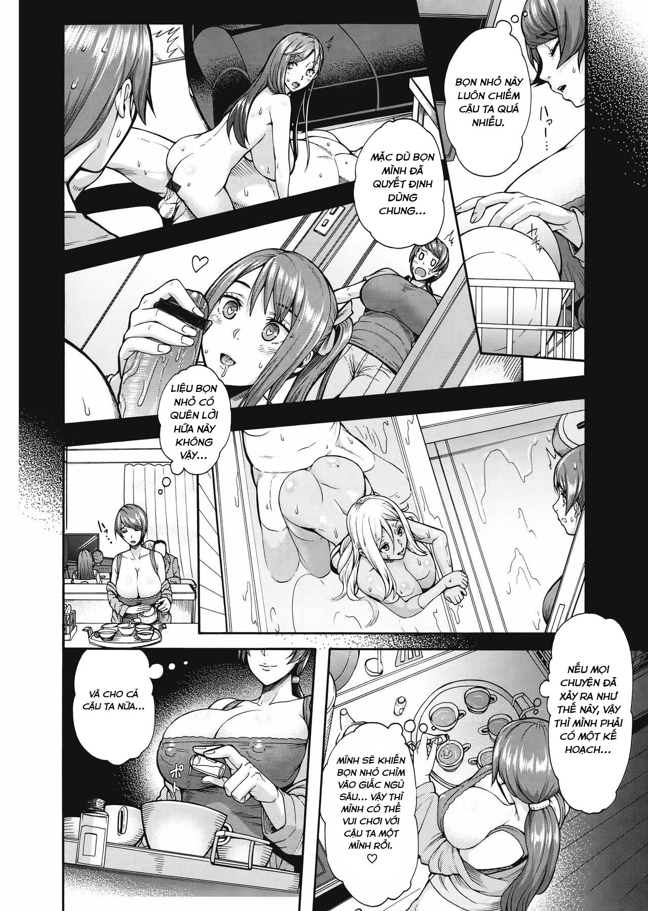Đọc truyện hentai Bitch Tenshi Oyako 2 - Oneshot
