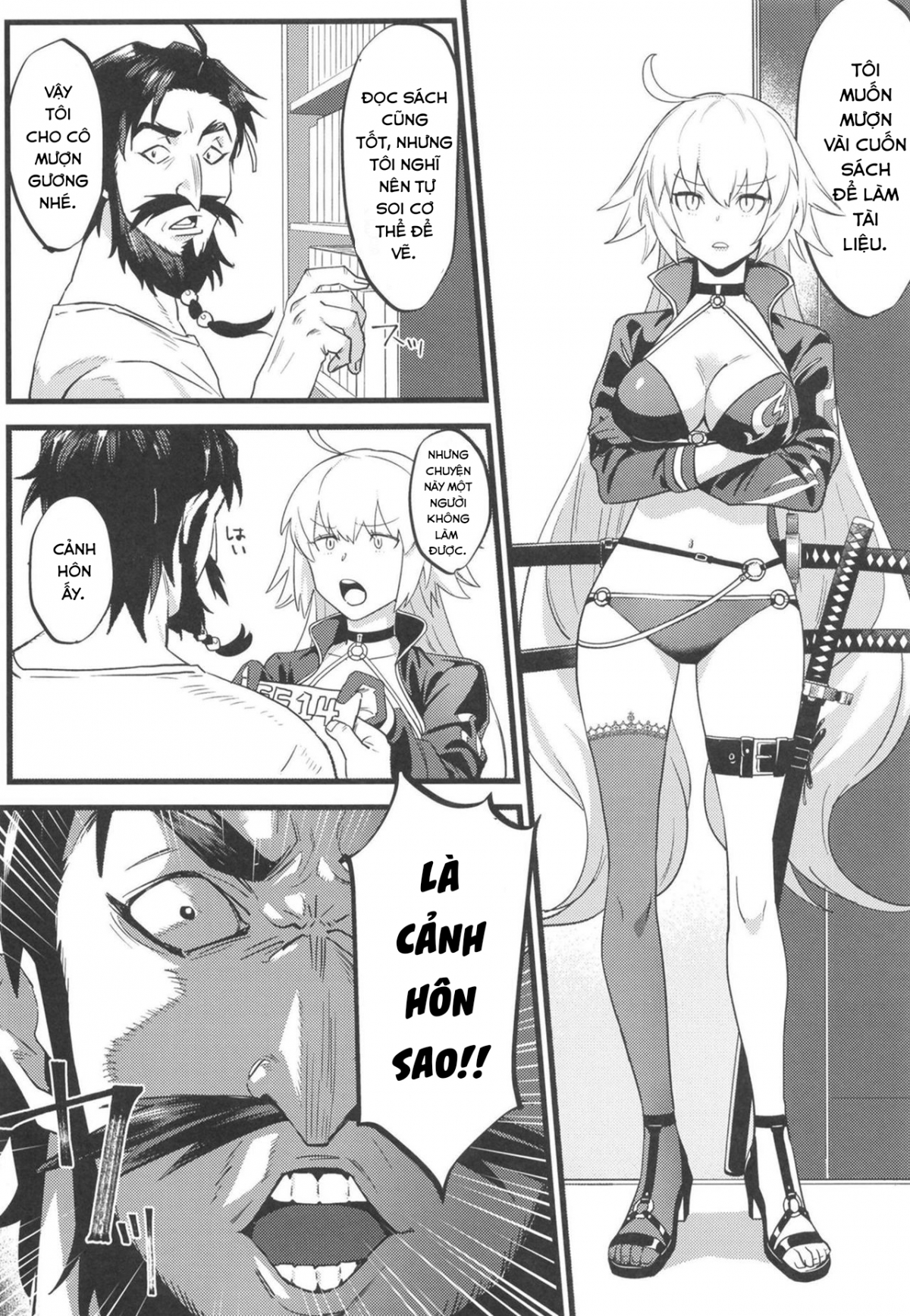 Đọc truyện hentai Mượn manga tỏ tình. - Oneshot