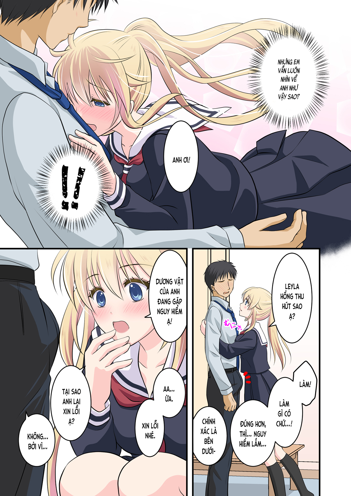 Đọc truyện hentai Mỹ nữ ngoại quốc ngây ngô bắt chuyện ngay trước nhà (nguyên tác) - Oneshot