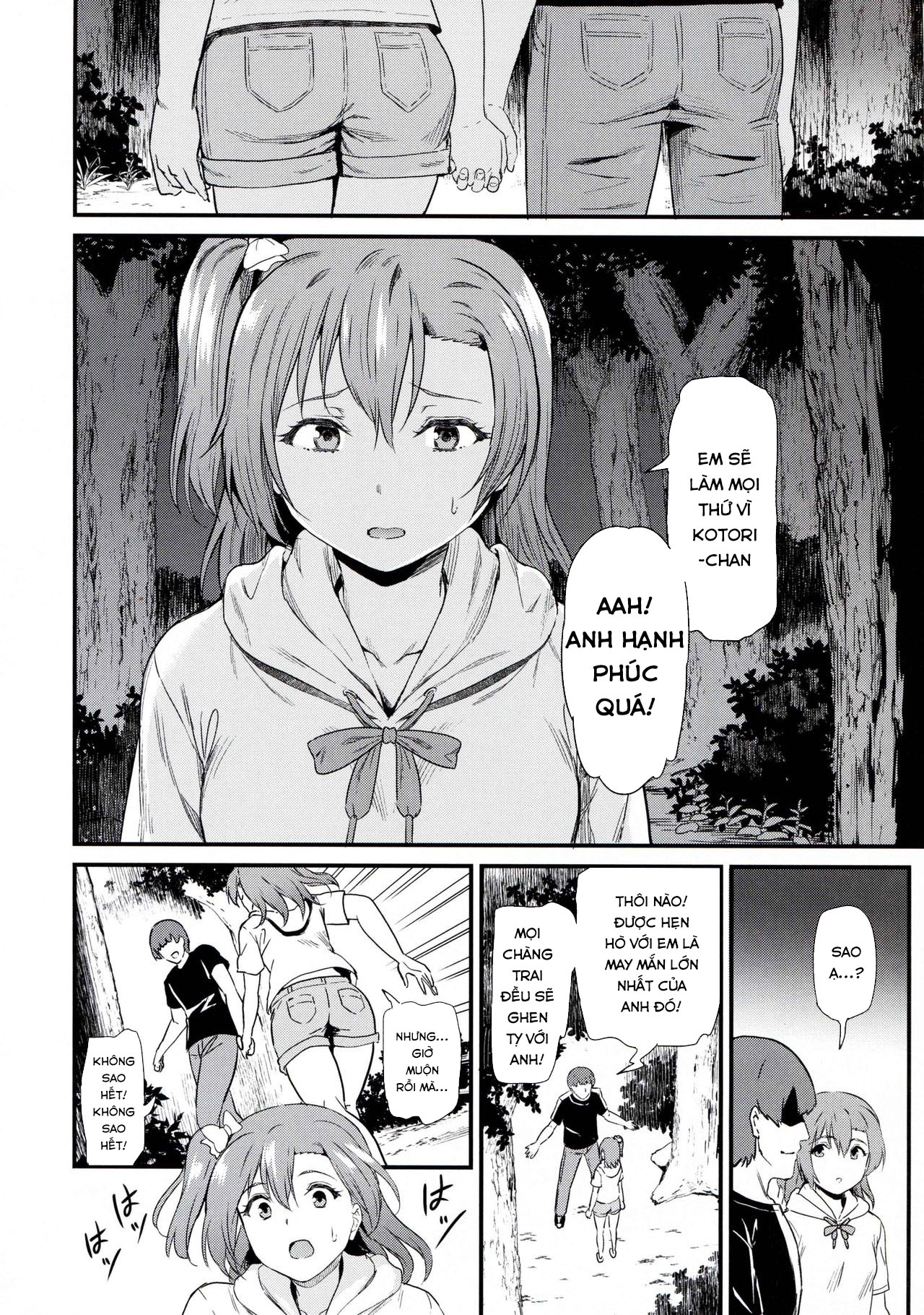Đọc truyện hentai Joshidaisei Kosaka Honoka no YariCir Jikenbo (Love Live!) - Oneshot