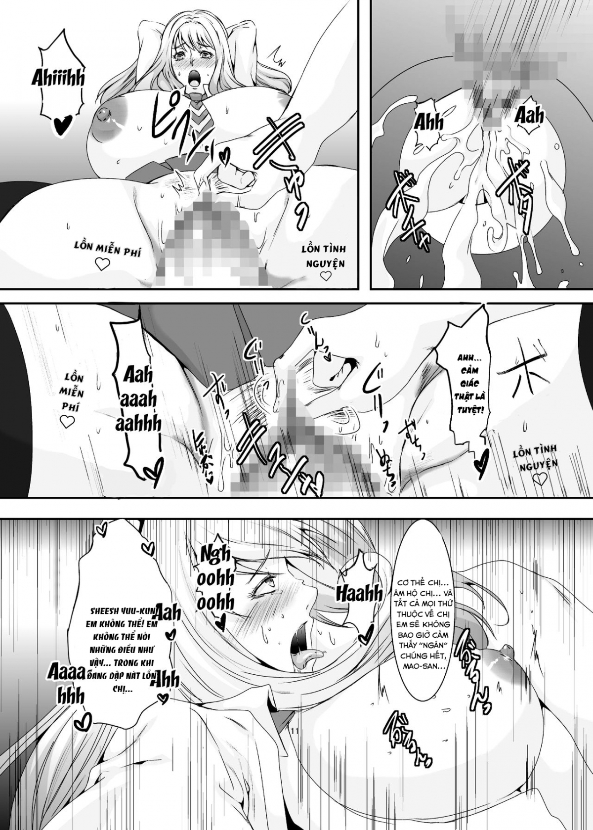 Đọc truyện hentai Oku-sama wa Moto Yariman - Chap 4