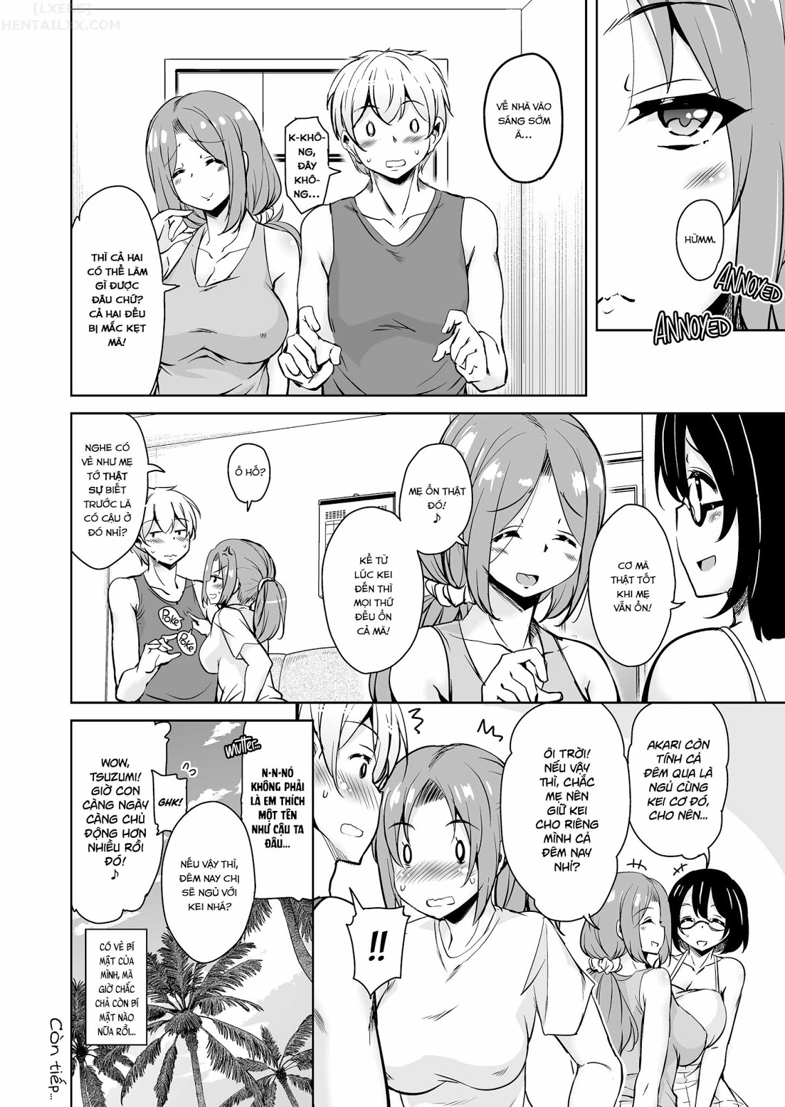 Đọc truyện hentai Tropical Island Maniacs: My Host Family is so Lewd! - Chap 6