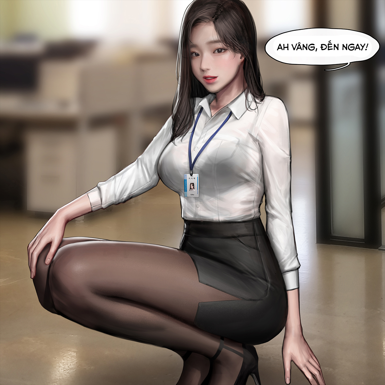 Đọc truyện hentai Female Secretary Big Company - Chap 1 (Mặc đồ)