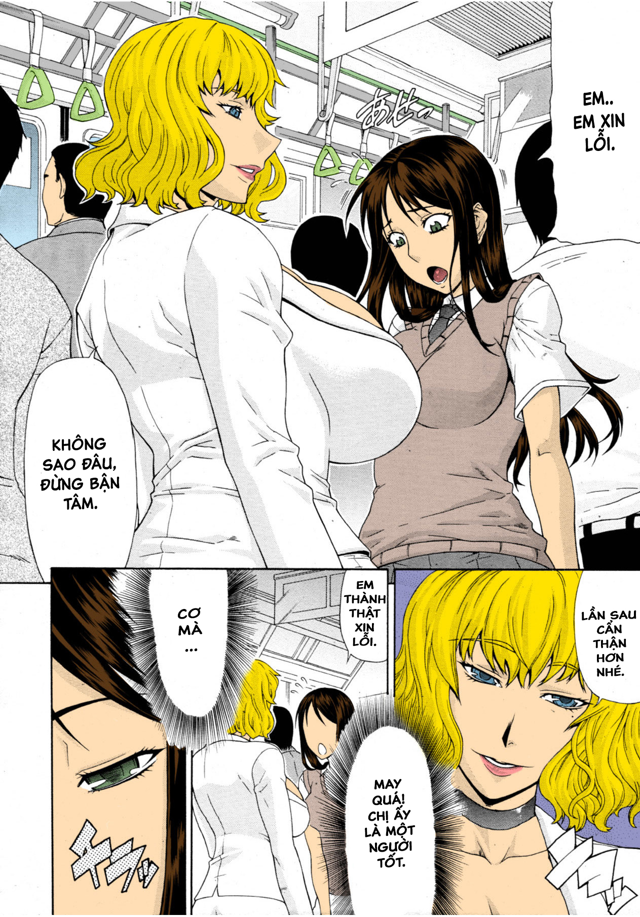 Đọc truyện hentai Chuyến Tàu Đông Người - Oneshotto!