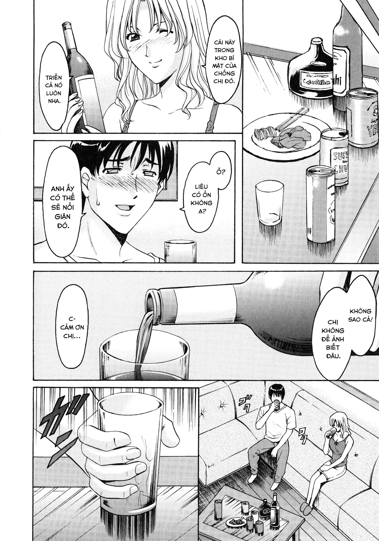 Đọc truyện hentai Yuuwaku no Toshiue Apartment - Chap 8
