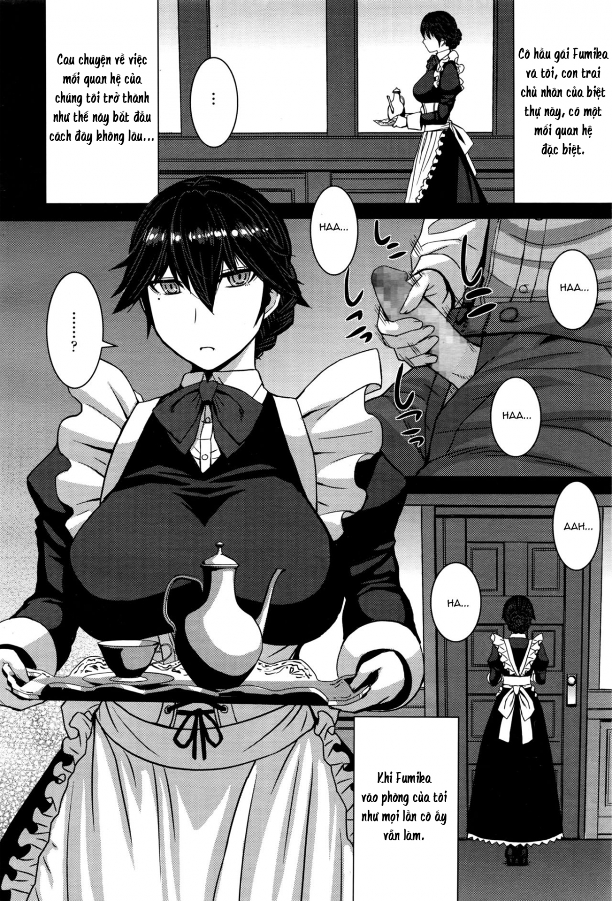 Đọc truyện hentai Hầu gái Fumika yêu dấu của tôi - Oneshot