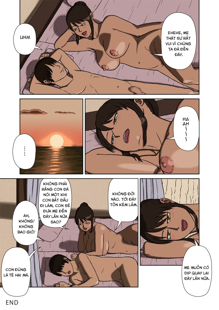Đọc truyện hentai Cậu con trai út và người mẹ rám nắng - Oneshot