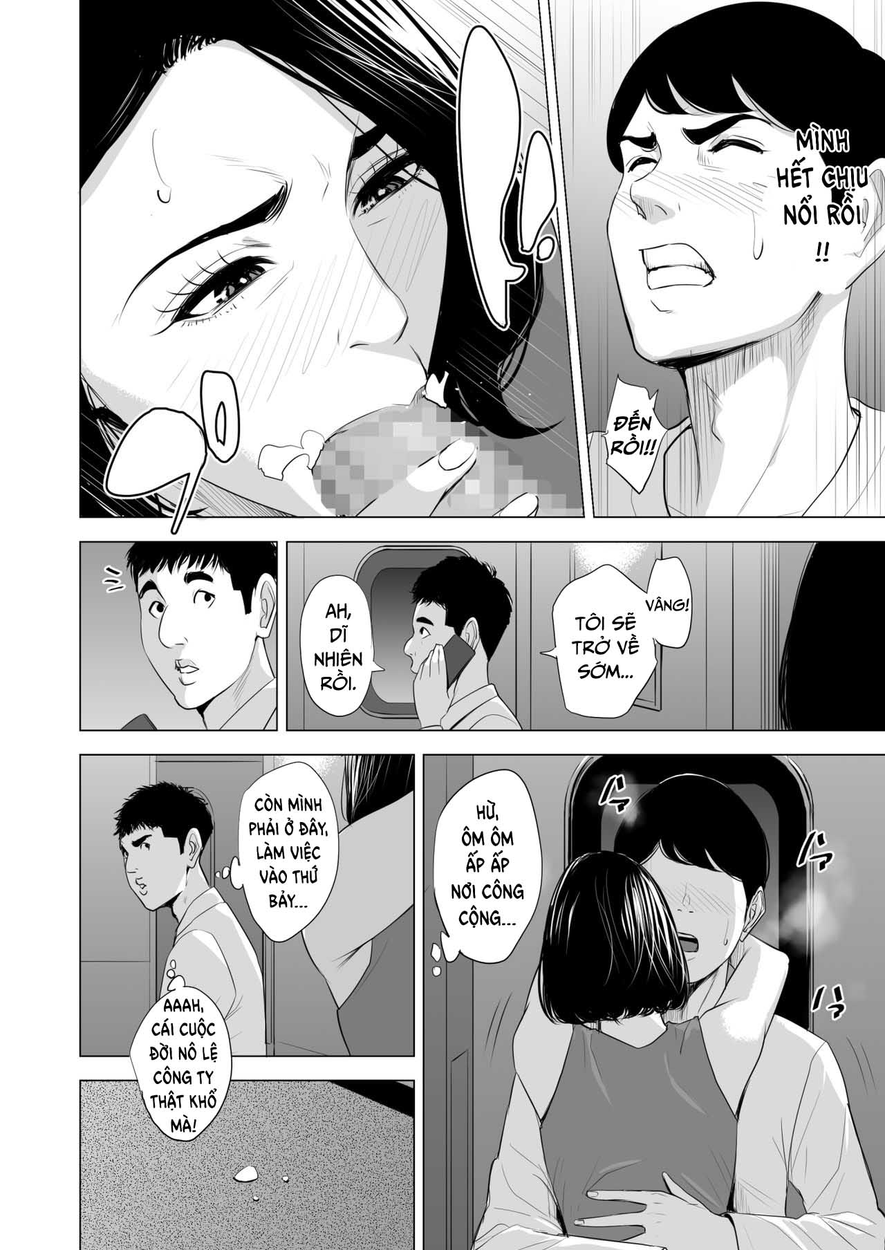 Đọc truyện hentai Đang làm gì trên tàu điện vậy? - Chap 1