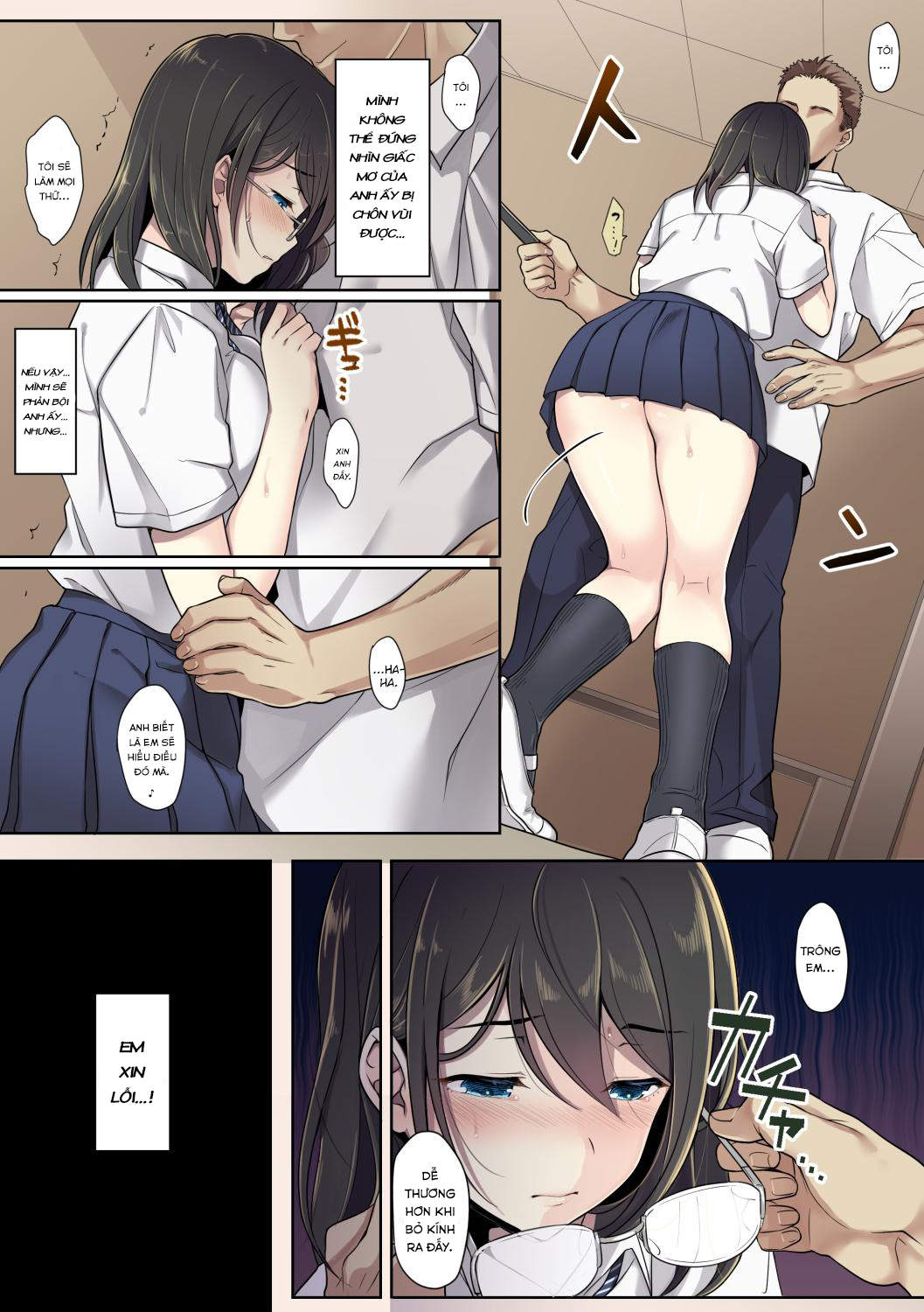 Đọc truyện hentai Bạn gái tôi đã lập một thoả thuận với senpai để bảo vệ tôi. - Chap 1