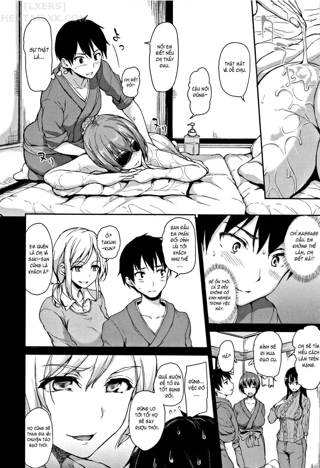 Đọc truyện hentai Yukemuri Harem Monogatari - Chap 3