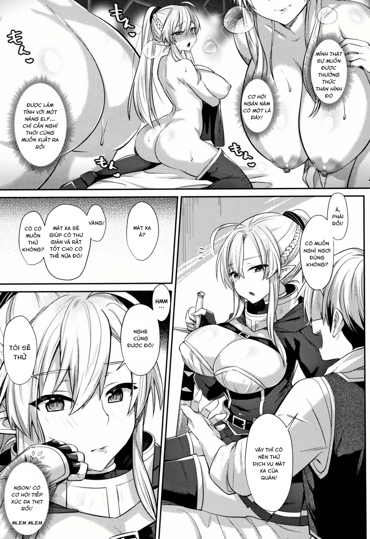 Đọc truyện hentai Bí mật trong hiệu mát-xa khiến bé elf mê mẩn - Oneshot