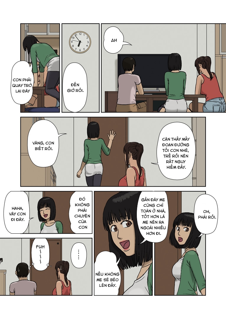 Đọc truyện hentai Cậu con trai út và người mẹ rám nắng - Oneshot