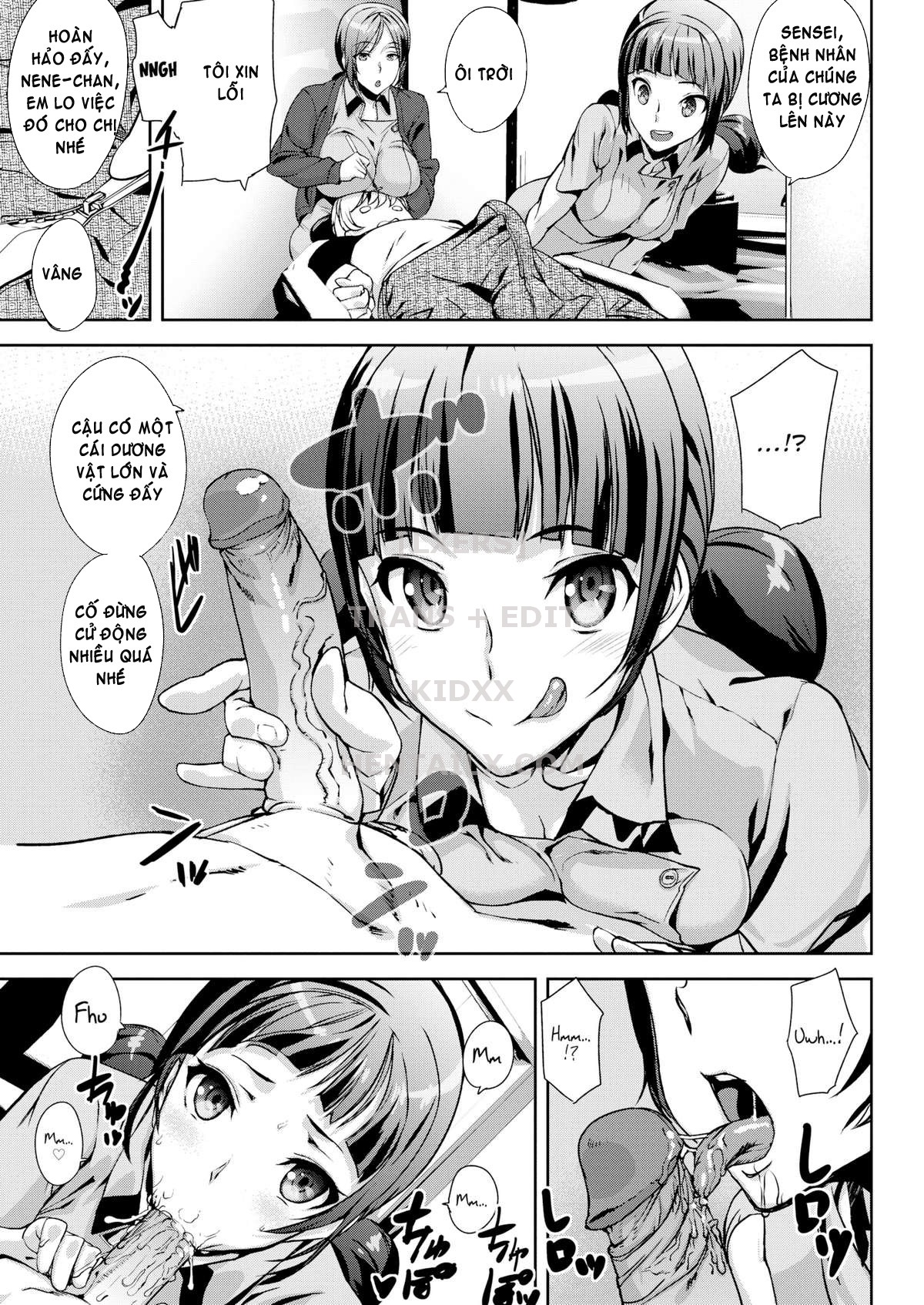 Đọc truyện hentai Honey Service (Trọn bộ) - Chap 4: Minamida Lips Clinic
