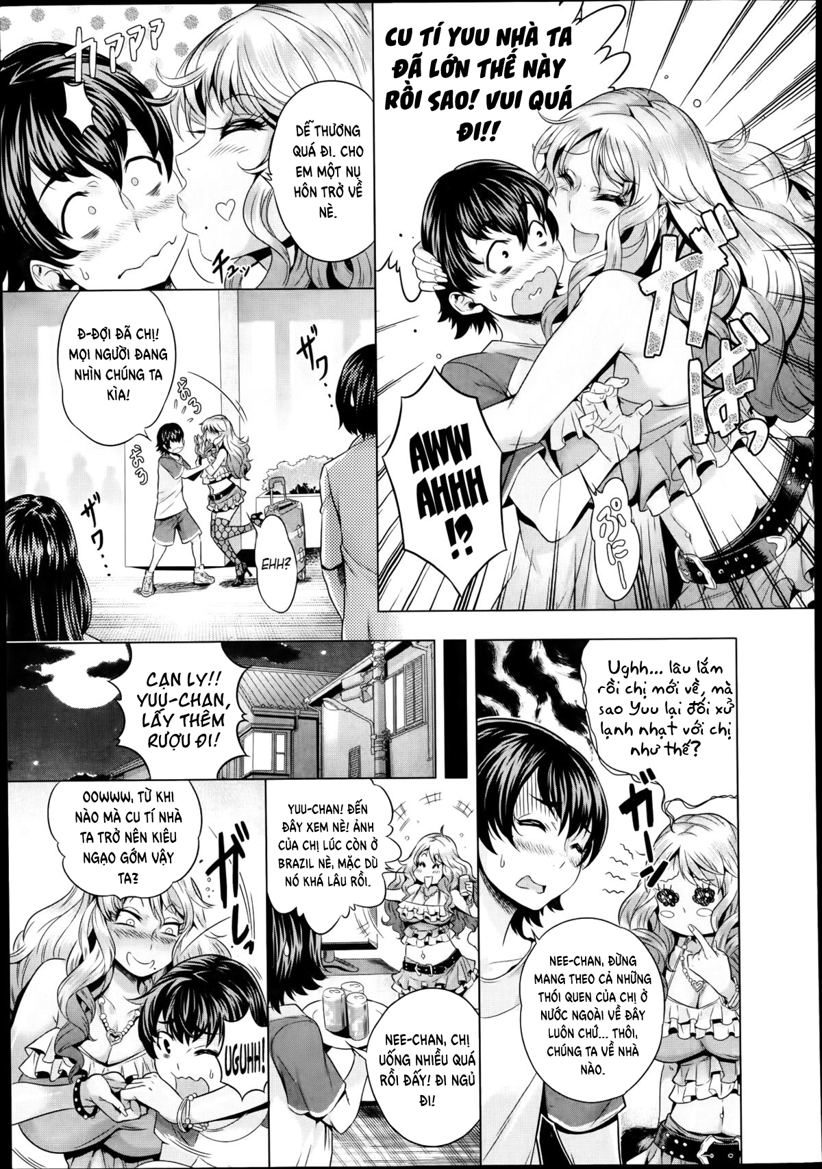 Đọc truyện hentai Bà chị vừa về nước đã bị tôi cho một đống tinh vào mồm - Oneshot