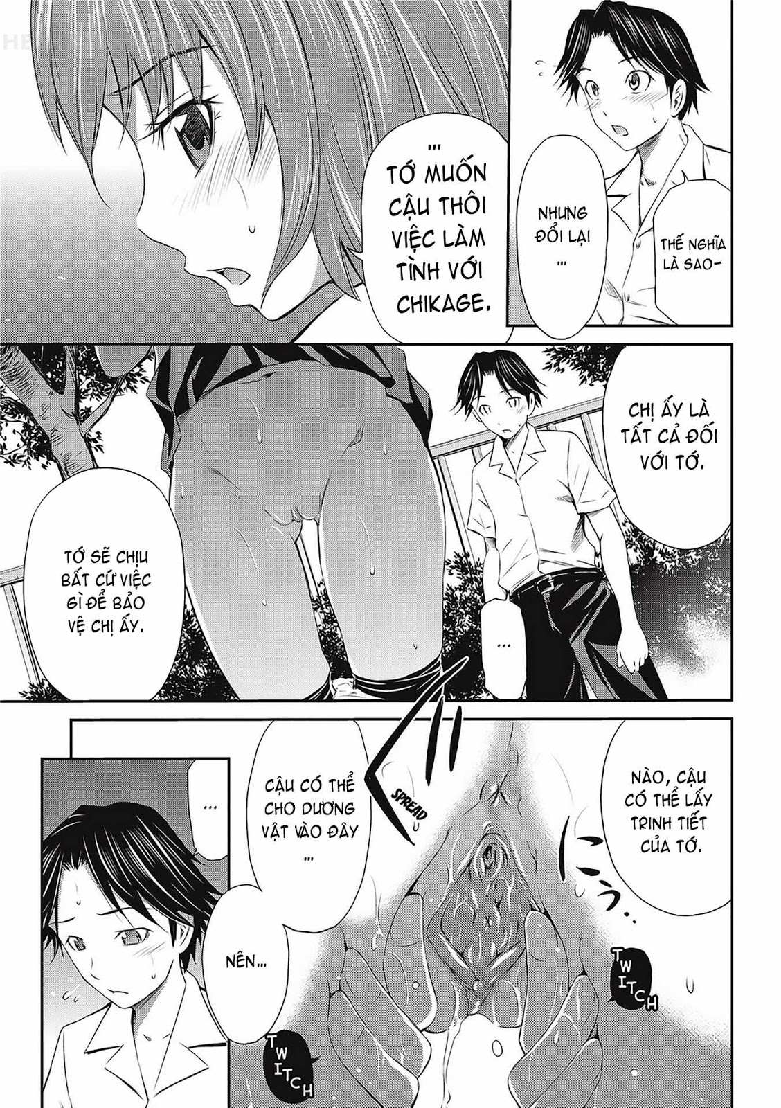 Đọc truyện hentai Peachy Triangle - Chap 2