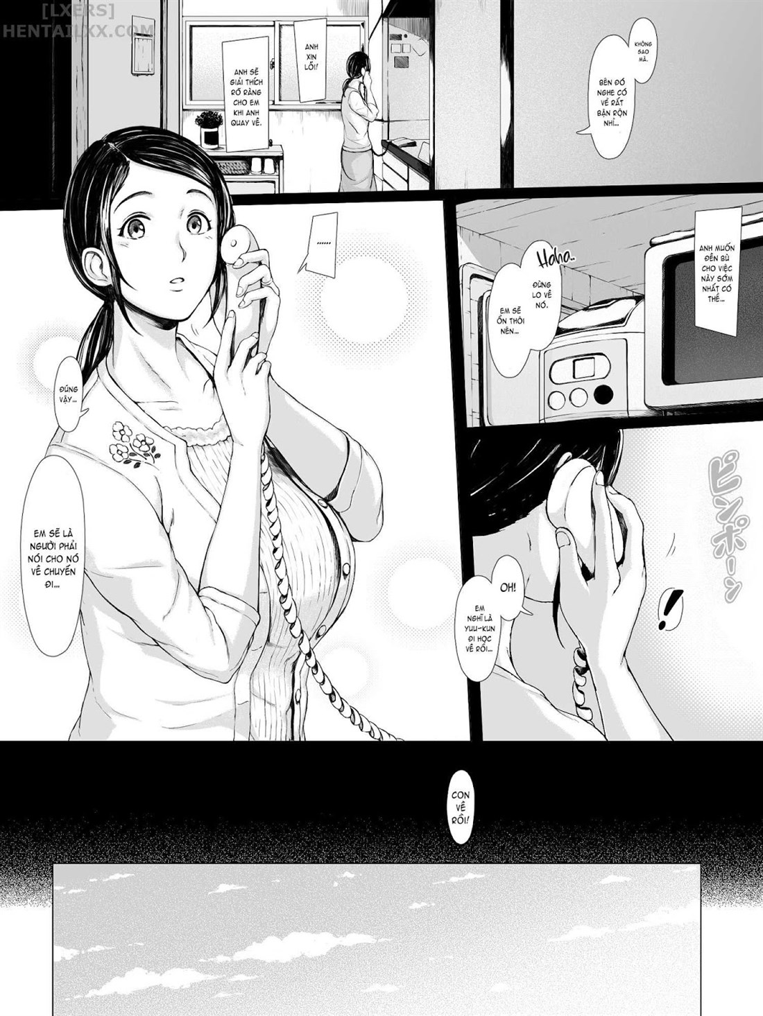 Đọc truyện hentai Hahagui Ottori Okaasan ga Toshishita Yarichin ni Nerawareru Toki - Chap 1A