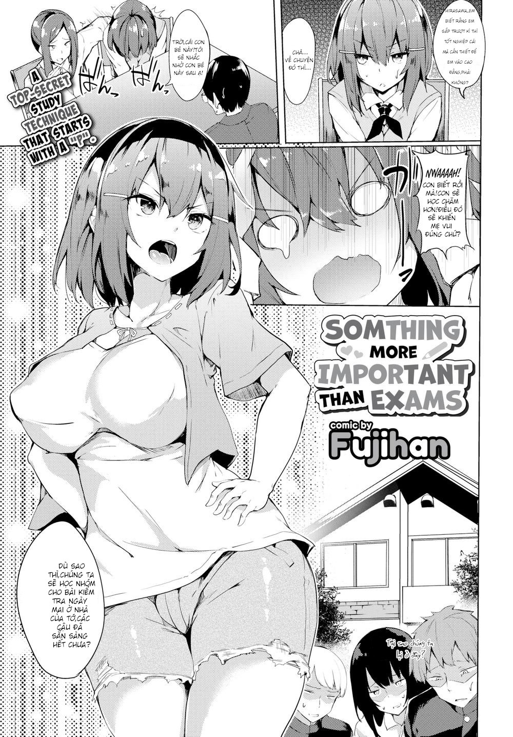 Đọc truyện hentai Điều mà quan trọng hơn cả những bài kiểm tra - 1-shot