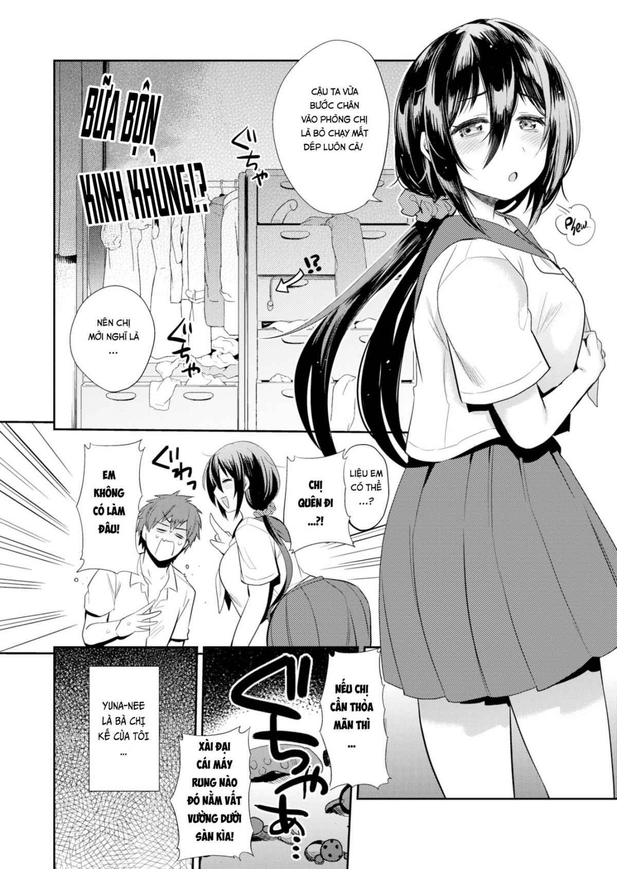 Đọc truyện hentai Tôi Có Bà Chị Thèm Cá Chà Bặc! - Oneshot