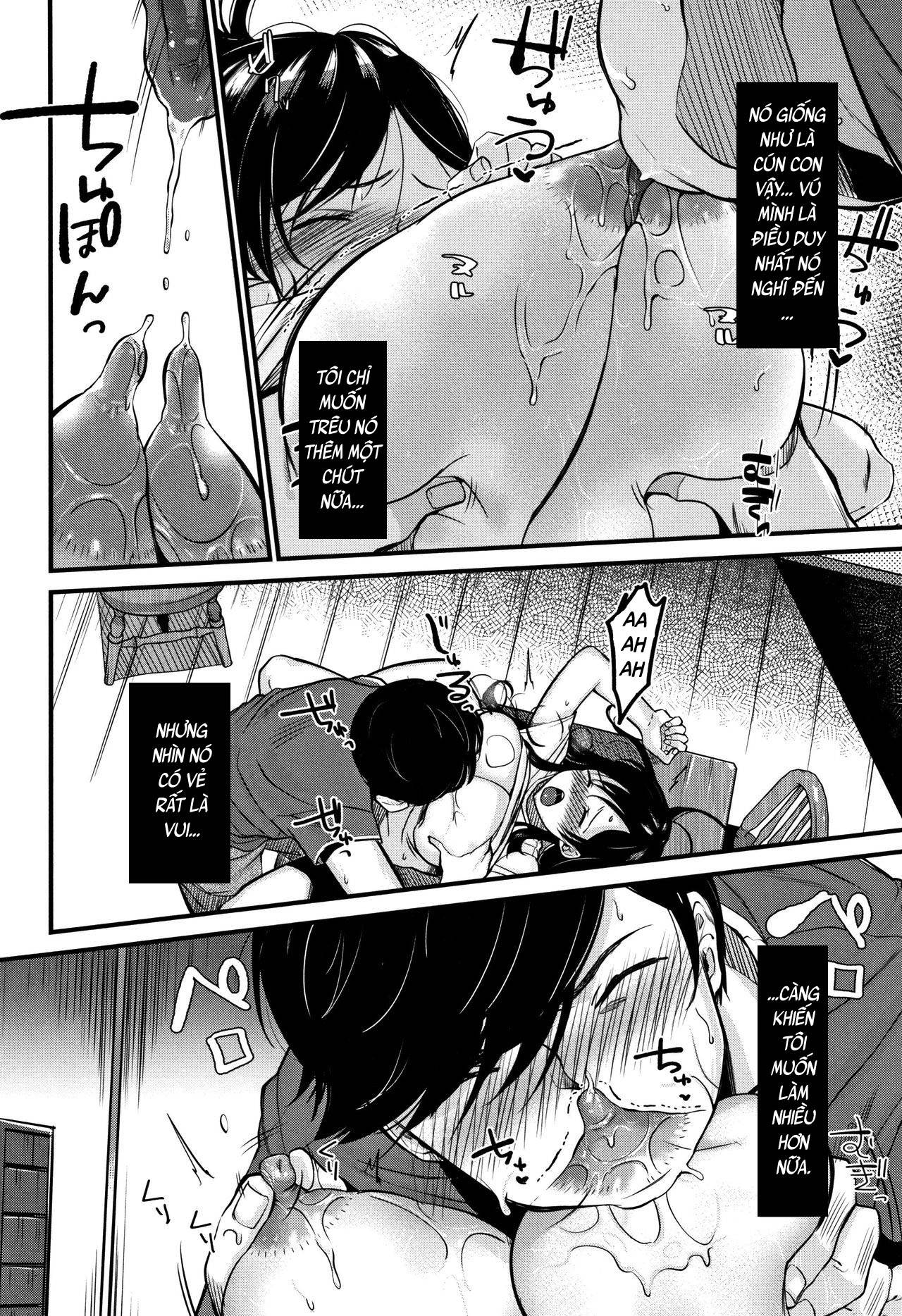 Đọc truyện hentai Kyonyuu Mama no Onayami Kaiketsu Saku!? - Oneshot