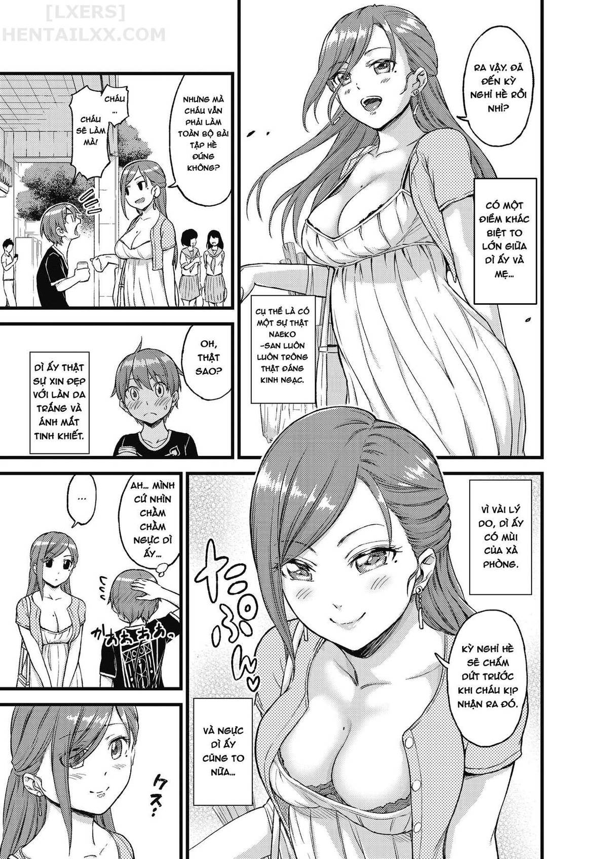 Đọc truyện hentai Oppai na Natsuyasumi - Chap 1